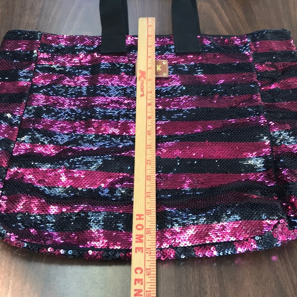 PINK Victoria’s Secret Sequined Pink Black… - Picture 8 of 11